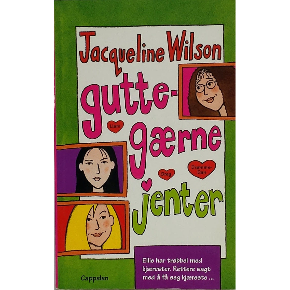 Guttegærne jenter av Jaqueline Wilson. Brukte bøker for ungdom