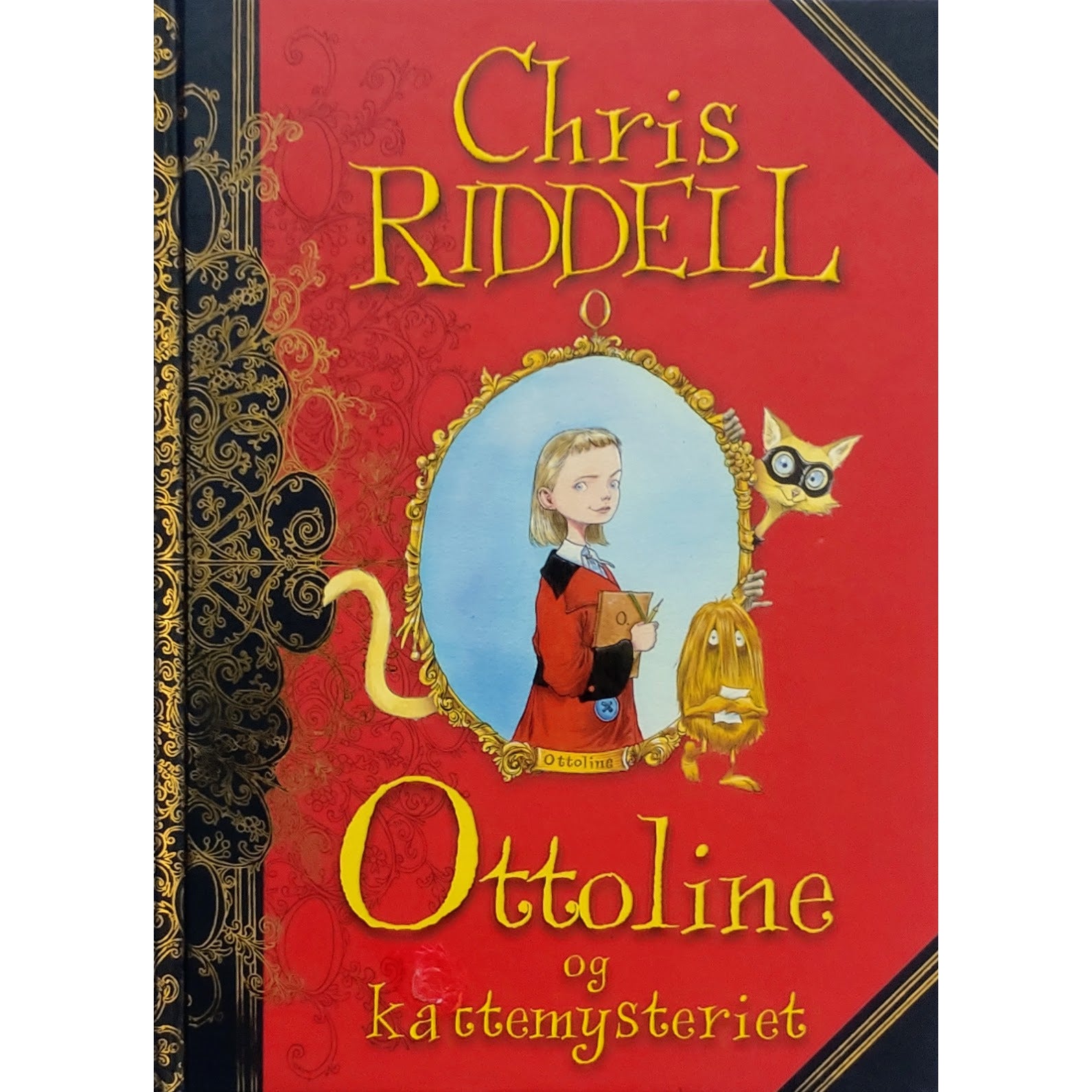 Ottoline og kattemysteriet av Chris Ridell. Brukte bøker