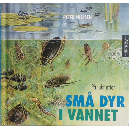 På jakt etter små dyr i vannet, brukte bøker av Peter Nielsen