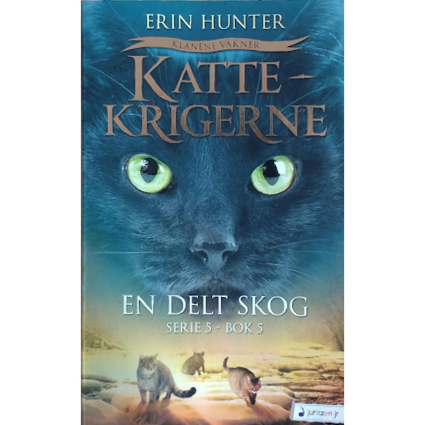 Brukte barnebøker av Erin Hunter: En delt skog - Kattekrigerne serie 5 - bok 5