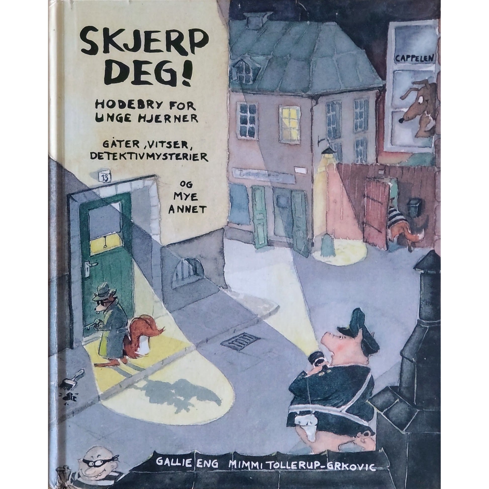 Skjerp deg! Hodebry for unge hjerner. Brukte bøker av Gallie Eng og Mimmi Tollerup-Grkovic