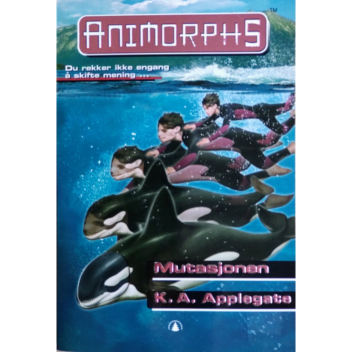 Mutasjonen Animorphs 36, brukte bøker av K.A. Applegate Inventaret