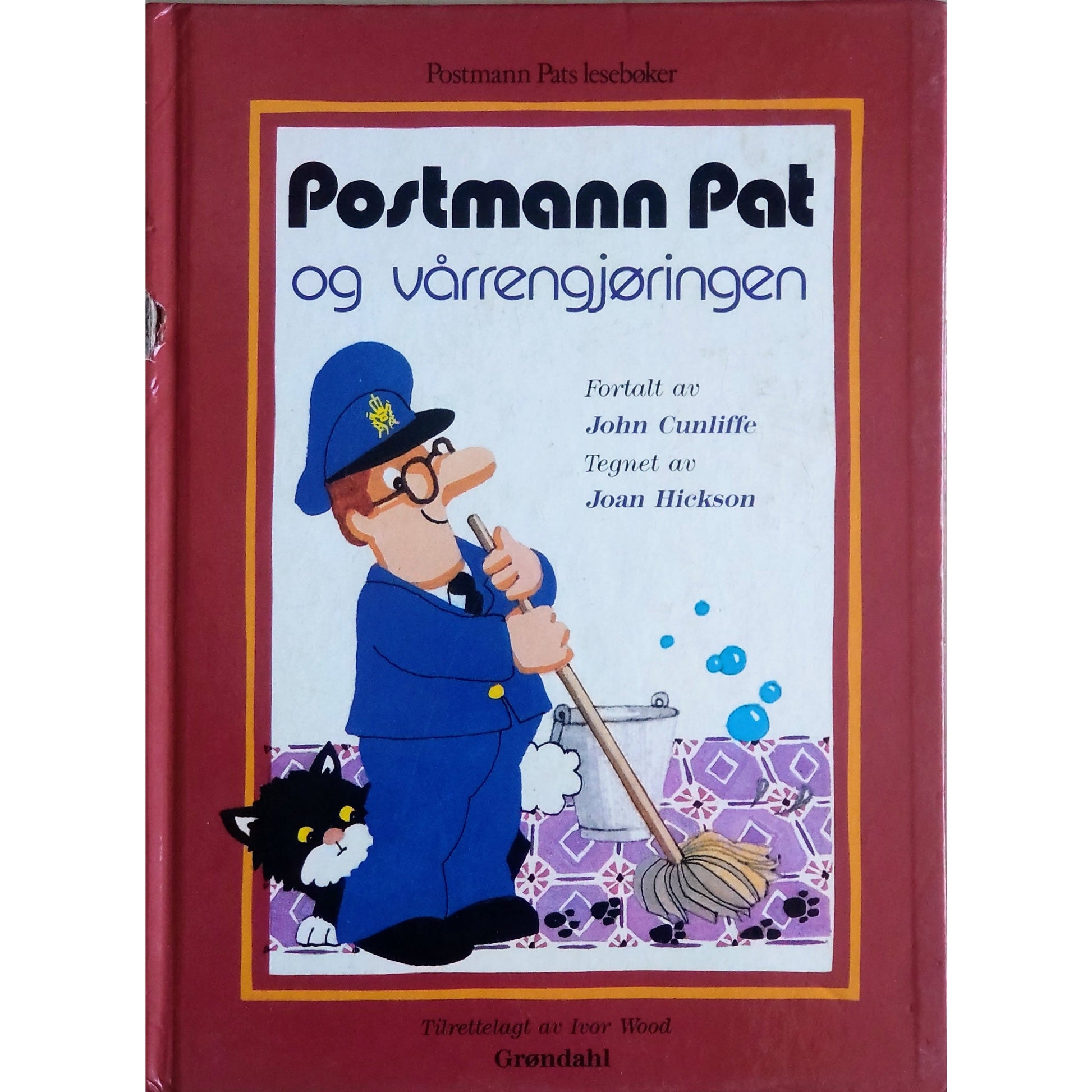 Postmann Pat og vårrengjøringen, brukte bøker av John Cunliffe