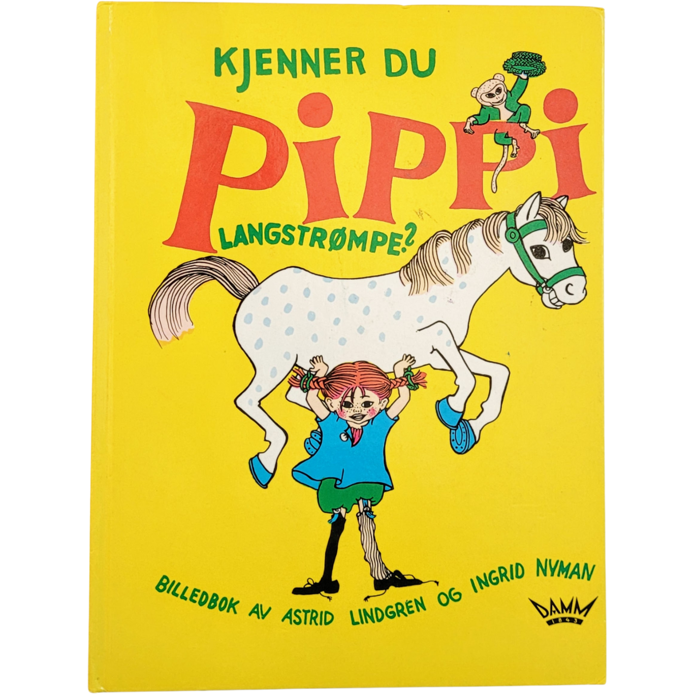 Kjenner du Pippi Langstrømpe, brukte bøker av Astrid Lindgren