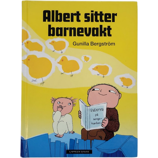 Albert sitter barnevakt - Brukte barnebøker av Gunilla Bergström