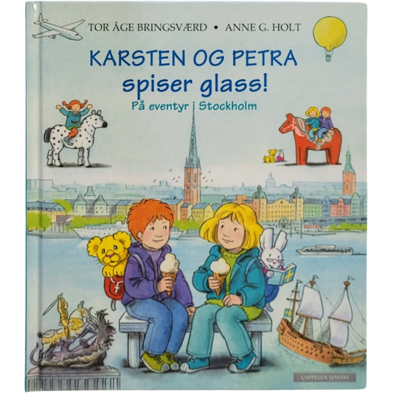 Karsten og Petra spiser glass, brukte bøker av Tor Åge Bringsværd