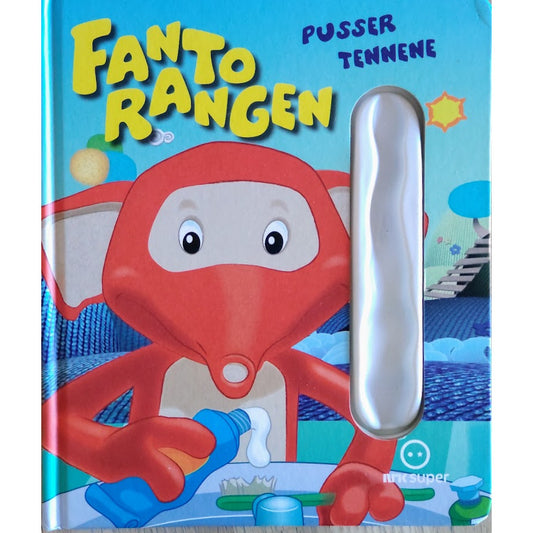 Fantorangen pusser tenner. Brukte bøker, barnebøker, billedbøker