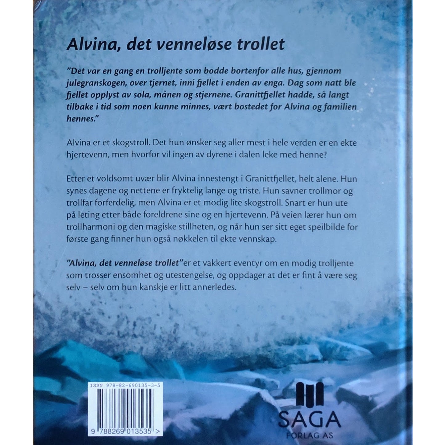 Alvina det venneløse trollet. Brukte bøker av Margareth Anker