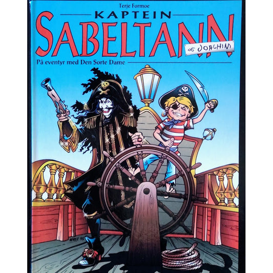 Kaptein Sabeltann og Joachim - På Eventyr med den sorte dame, brukte bøker av Terje Formoe
